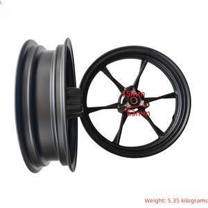 Nouvelles jantes en aluminium à trois trous pour VTT, moto et véhicule tout-terrain, 2.15x12 pouces et 3.0x12 pouces, avant et arrière - Product Image 2
