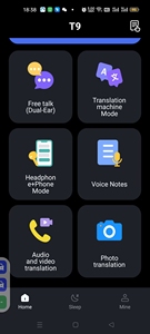 Auriculares instantáneos AI Translator para 164 idiomas Auriculares de voz y texto Auriculares Gafas y traducción de bolígrafos Android IOS - Product Image 5