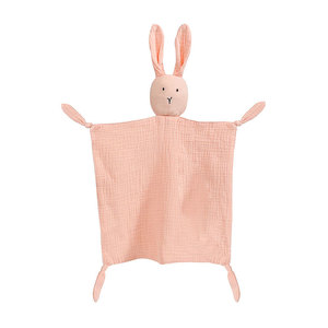 Simpatici animali per bambini panno di puro cotone asciugamano lenitivo <span class=keywords><strong>Baby</strong></span> bambola che dorme fazzoletto di coniglio giocattolo lenitivo - Product Image 6