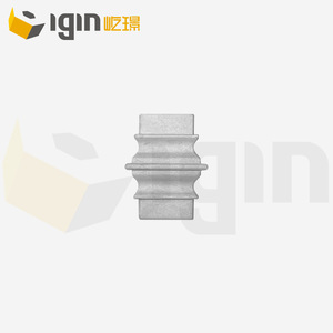 Tapa de poste de escalera de aluminio Igin 25x25mm pulida 6063T5 fundida a presión para decoración de vallas de jardín - Product Image 4