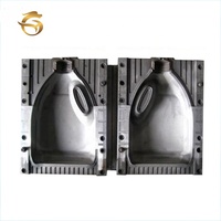 Matrices de soufflage pour bouteilles PET en acier multi-cavités à canaux chauds/froids, certifiées ISO9001, pour l'emballage commercial de contenants en plastique