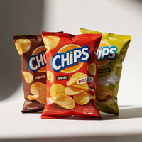 Sacs d'emballage alimentaire personnalisés en gros, Doypack, sachets verticaux, scellables sous vide, anti-odeur, en plastique et aluminium, pour biscuits et chips
