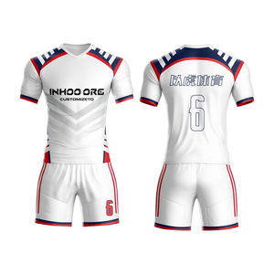 <span class=keywords><strong>Camiseta</strong></span> de Fútbol para Adultos, Personalizable con Nombre y Logotipo, Transpirable, Cuello Redondo, <span class=keywords><strong>Camiseta</strong></span> de Fútbol Lisa de Secado Rápido - Product Image 5