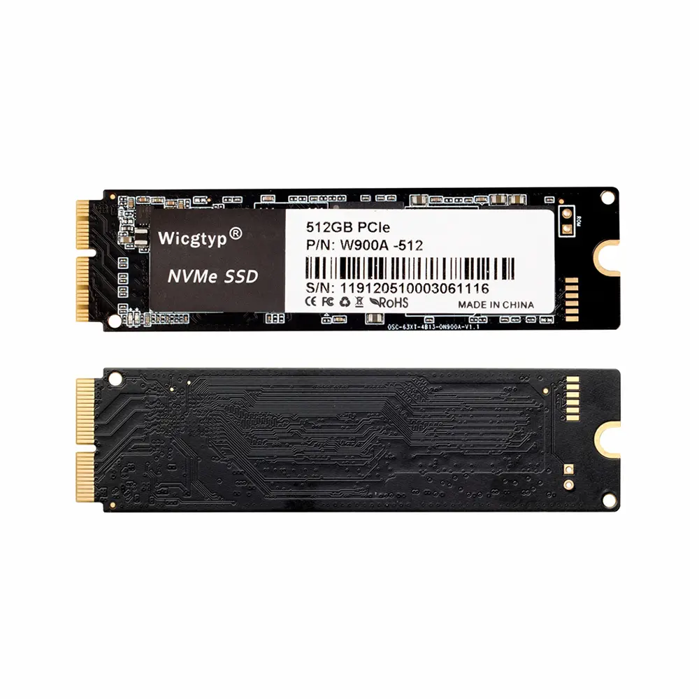 מחשב נייד SSD עבור ה-macbook Air Pro A1398 A1502 A1465 A1466 256G 512G 1TB מצב מוצק כונן קשיח כונן דיסק שנה 2013-2017