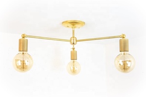 Laiton Semi Encastré Plafonnier - Product Image 2