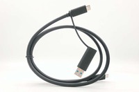 Cable Híbrido USB-C 3.0 SYONG de 3 pies (1 m) 2 en 1, 4K60Hz, 10Gbps, 100W, 5A, Carga Rápida con Blindaje Trenzado USB-A para Computadoras Lenovo