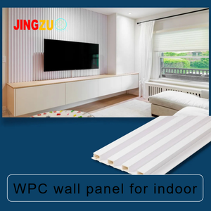 Panel de Pared Interior Personalizable de WPC, Estilo Acanalado, Revestimiento Decorativo Ecológico para Pared de Fondo de <span class=keywords><strong>TV</strong></span>, Interior - Product Image 5