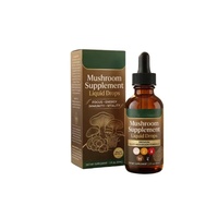 Complément alimentaire liquide aux champignons en gouttes 60 ml Marque Blanche – Mélange de champignons pour un soutien nutritionnel quotidien