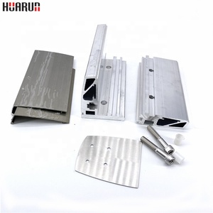 Chất Lượng Tốt Bên Trong Nhôm <span class=keywords><strong>U</strong></span> Hình Dạng Kênh Lan Can Spigot Kính Cường Lực - Product Image 5