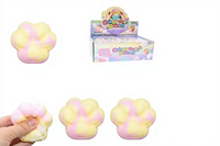 Squishy Patte de Chat en Cire Craquelée à Remontée Lente, en Argile Cireuse, Réaliste, Anti-Stress, Cadeaux et Articles de Fête