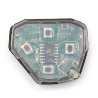Carte de circuit imprimé de clé de voiture télécommandée à 4 boutons avec 314,4 MHz FCCID HYQ12BBY