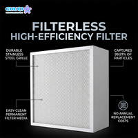 Filtro de Aire HEPA Grado H13 H14 Súper Eficiente, Tamaño Personalizado para Uso en Terminales de Ventilación de Techo de Cuartos Limpios, Compatible con OEM y ODM