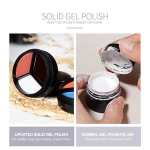Fournisseur professionnel de Gel pour Ongles BOZLIN 3 en 1 15ml Haute Pigment <span class=keywords><strong>Semi</strong></span> <span class=keywords><strong>Permanent</strong></span> Crème Solide Pudding Gel Polish - Product Image 5