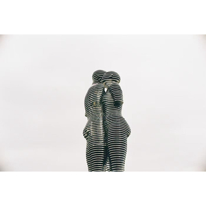 Sculpture Moderne Abstraite en Acier Inoxydable, Figurine de Robot Féminin 3D, Thème Mode, Couleur Personnalisée, Faite à la Main pour l'Art - Product Image 4