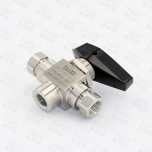 Válvulas de Bola Tipo Trunnion Suministradas por el Fabricante con Rosca Interna, Diseño de Dos Posiciones y Tres Vías - Product Image 3