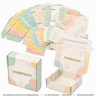 Emballage cadeau personnalisé pour emporter, boîte en carton ondulé avec poignée et couvercle à clipser, boîtes en papier rigide laminé