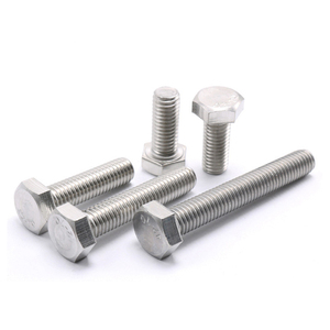 Hex Head Cap <b>Screw</b> Metric 304 Stainless Steel Class 8.8 Plain Finish Standard Thread - Product Image 2