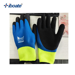 Lateks tamamen daldırılmış çift katmanlı sıcaklık yalıtımlı çift katmanlı aşınmaya dayanıklı Polyester döngü koruyucu eldiven - Product Image 4