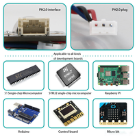 Module de capteur de niveau d'eau, détection de profondeur de précision, interface PH2.0, pour Arduino/Raspberry Pi