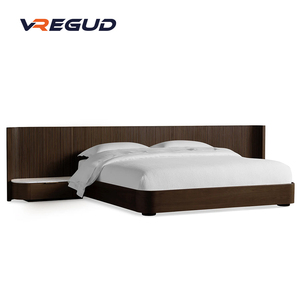 <span class=keywords><strong>Testiera</strong></span> Oversize in <span class=keywords><strong>Legno</strong></span> Massello Stile Country Americano 2025 per <span class=keywords><strong>Letto</strong></span> <span class=keywords><strong>Matrimoniale</strong></span>, Vendita Diretta Personalizzata dalla Fabbrica di Mobili per Camere d'Albergo - Product Image 4