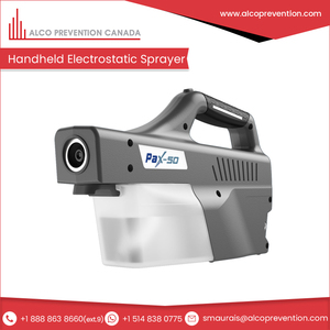 Alco Prevention Canada - Pulverizador Electrostático Inalámbrico Compacto de Mano con Diseño Ergonómico - Product Image 3