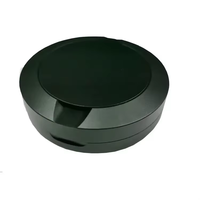 Mini caja de rapé portátil personalizada, acabado superficial anodizado, caja de rapé, proceso de pulido y desbarbado de Metal