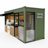 Nouvelle Cabine Mobile Conteneurisée pour Restaurants, Idéale pour Cafés et Salons de Thé – Installation Facile N'importe Quand et N'importe Où sur Rue