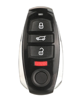 Coque de clé de voiture à distance en ABS noir de haute qualité avec 4 boutons, petite coque de protection pour clés VW Touareg 2010-2018