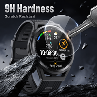 Pelindung Layar Kaca Tempered Anti Spy Anti Blue Light 9H HD Jernih Kompatibel dengan Huawei Watch GT Runner 2 Grosir