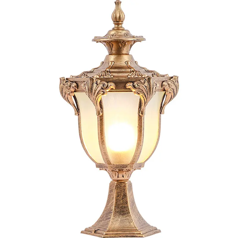 Светодиодная лампа в европейском стиле для украшения сада, забора, столба, ворот, столба