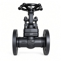 Vanne à opercule API 6A 1/2 pouce en acier inoxydable forgé F304 F316 classe 800LB à bride et couvercle à boulons