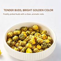 Thé aux bourgeons de chrysanthème séchés de qualité supérieure, boîte de 40g, bourgeons frais cueillis à la main, séchés au soleil naturellement, tisane florale pour la boisson quotidienne au bureau