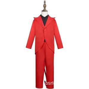 Costume de diable de costume rouge pour enfants Costume de diable de filles de garçon - Product Image 3