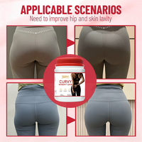 Suplemento Personalizable para Aumentar de Peso en Forma Curva para Mujeres, Polvo Herbal para Moldear el Cuerpo, para Glúteos y Caderas