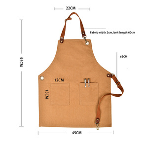 Trẻ em Tạp Dề Vải thoáng khí in thư pháp phòng thu sơn hàng đầu mẫu giáo - Product Image 2