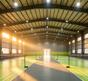 Steel Structure Indoor Sports Hall Prefab Stadium Gymnasium Construction - Product Image 2