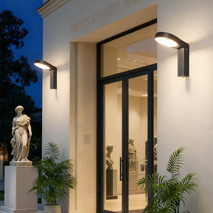 أضواء حدائق خارجية مربعة الشكل بتقنية LED بقوة 12 واط مقاومة للماء IP65 للفناء والفيلا والحديقة، إضاءة زخرفية عصرية للمناظر الطبيعية - Product Image 1