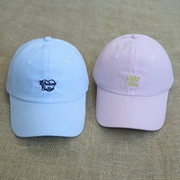 Casquette de baseball en coton rayée au design populaire, logo personnalisé, 6 panneaux, brodée, style papa, unisexe, style japonais, streetwear décontracté