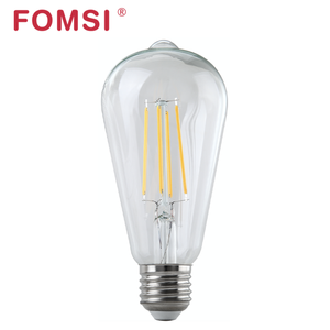 Fomsi cổ điển <span class=keywords><strong>LED</strong></span> 3W-8W E27 bóng đèn dây tóc Edison bóng đèn rõ ràng Glass <span class=keywords><strong>Led</strong></span> trang trí đèn 220V-240V <span class=keywords><strong>ST64</strong></span> - Product Image 1