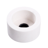 Meule à coupelle en oxyde d'aluminium, meule de polissage en carbure de silicium céramique 300/323/2mm, outil de traitement des métaux