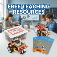 Kit de Robot Programable para Proyectos Educativos STEM, Coche Inteligente para Aprender a Programar