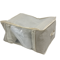 Housses de rangement anti-poussière en tissu pour vêtements, déménagement et emballage domestique - Grande capacité, pliables, design moderne