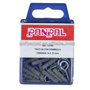 Juego de anzuelos de tornillo y anclajes tipo pez disponibles en sistemas de medición métricos y en pulgadas para uso pesado - Product Image 1