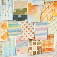 Papier décoratif double face au design minimaliste et frais pour scrapbooking, journal créatif et travaux manuels