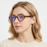Montures de lunettes vintage inspirées du streetwear coréen, anti-lumière bleue, à motif géométrique, monture carrée intégrale, forme ovale, verres en PC