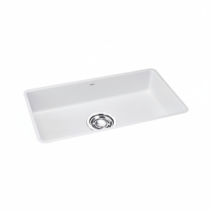 [BAEKJO] Évier en émail 860 blanc, facile à nettoyer, avec surface en émail lisse nécessitant moins d'entretien - Product Image 2