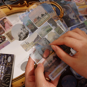 Imoda văn phòng phẩm 20 tấm tranh scrapbooking dán cuốn sách cổ điển trang trí dán máy tính xách tay Bullet journaling Nguồn cung cấp - Product Image 4