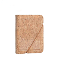 Dompet bambu tempat kartu kayu memblokir pemegang kartu Pop up dompet tempat kartu kayu