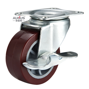 Rueda de Poliuretano Roja de 1.5, 2, 2.5 y 3 Pulgadas <span class=keywords><strong>sin</strong></span> Rodamiento <span class=keywords><strong>para</strong></span> <span class=keywords><strong>Muebles</strong></span>, Precio de Fábrica - Product Image 4