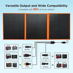 Panneaux solaires monocristallins ALECTER 100W, efficacité 23%, étanches IP65, garantie 12 mois, panneau extérieur pour stockage et charge d'énergie - Product Image 3